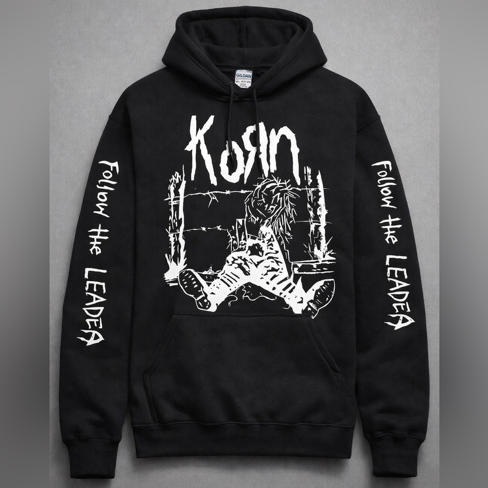 Rock Nu Metal Sweatshirts Hoodies Cotton Streetwear Hooded Sz S-3XL